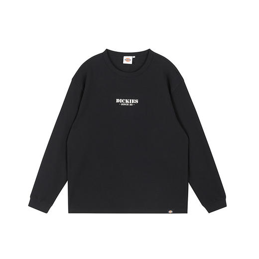 Dickies【田嘉瑞同款】华夫格面料长袖卫衣字母刺绣圆领上衣 DK0A8821 商品图1