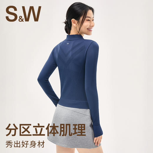 【SW速惟】修身立领双拉链运动外套1476 商品图1