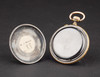 独角鹿西洋古董1900年代瑞士Longines工坊出品大马士革纹饰怀表 商品缩略图5