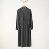 西子/格雷女士羊毛花边领压褶A摆带腰带显瘦连衣裙/CQHJ0362 商品缩略图2