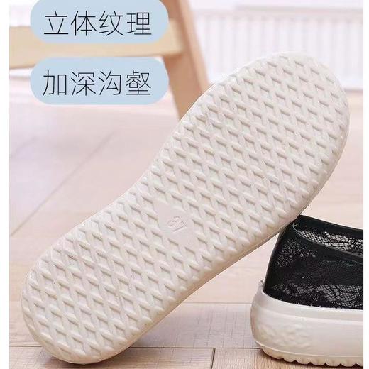 渔夫鞋女夏季蕾丝网面鞋休闲透气镂空网鞋厚底单鞋镂空网面★娃娃优选 商品图1