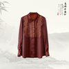 ³【南宋红云纱重缎衬衫】宝相如意纹绣花 536137 XN03-SD-NSSF 商品缩略图0
