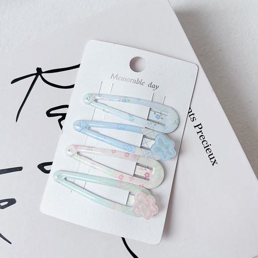 碎花封油BB夹组合发夹（4个）-纪念日百货门店同款169149396 商品图2