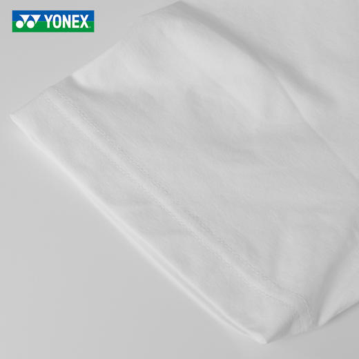 【618活动进行中】YONEX尤尼克斯yy羽毛球服比赛速干短袖国羽训练款运动上衣1158526BCR 商品图3
