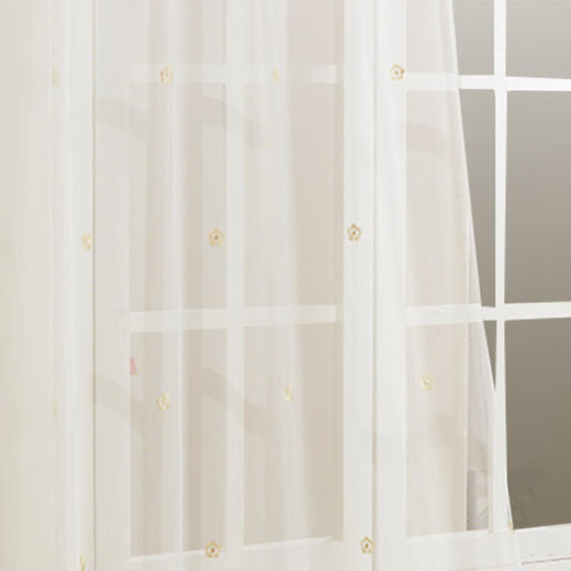 NITORI宜得利家居 简约大气窗纱阳台透气定制窗纱 马克拉美 舒米 商品图3