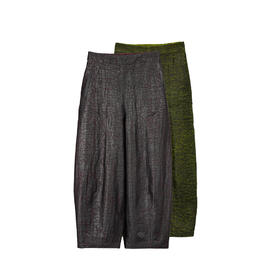 ³【南宋香云纱哈伦裤】显瘦松紧腰九分裤 可双面穿 100桑蚕丝 25088 XN03-SD-NSSF