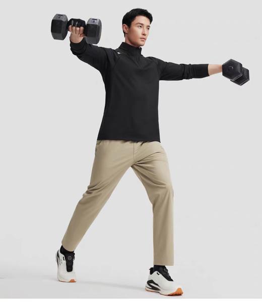 点此购买 迪桑特春季户外休闲男士运动立领半拉链上衣 ss 340798 商品图6