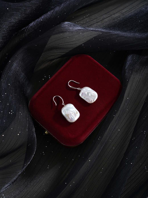 子佩集【光与潮语‌】银S925珍珠惜王妃耳环【ZZEH006】巴洛克2602 商品图2