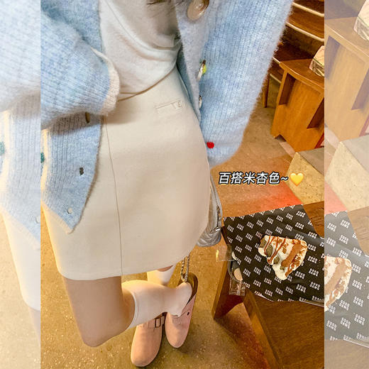 【129元任选2件】现货！ 韩版高腰短款包臀裙 商品图1