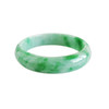【天然正品】A货翡翠天然收藏级正桩细腻细豆种55.5号飘辣阳绿翡翠手镯55.5号（皆取最大值）131125AH09 商品缩略图0