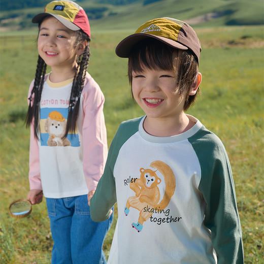 【100%全棉针织T恤】棉花堂针织长袖T恤   7A抗菌  微弹  不易起球 舒适防螨  FA52116YX 商品图4