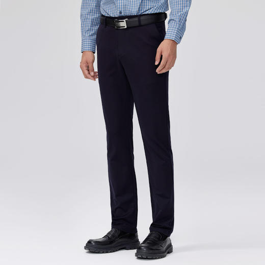 德鲨春夏新款弹力休闲裤男青年百搭休闲直筒裤子男装长裤 商品图3