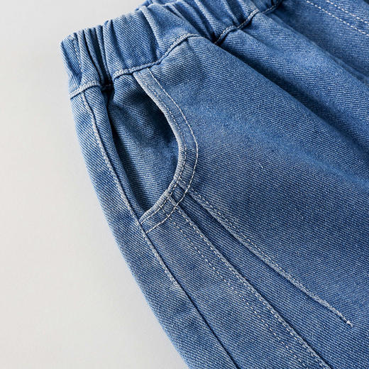 【A类软牛仔】棉花堂牛仔长裤  耐磨耐穿  挺阔有型   FD61219 商品图8