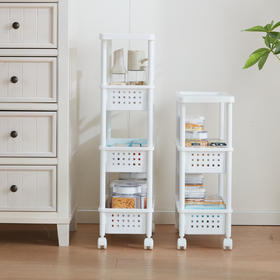 松佳宜得利家居 厨房浴室可移动置物架手推车置物架