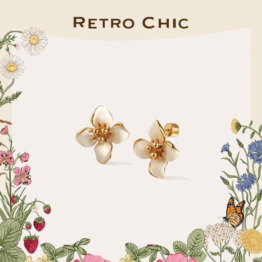 Garden of Eden 伊甸园系列 | 白色四瓣花手链三件套 商品图4