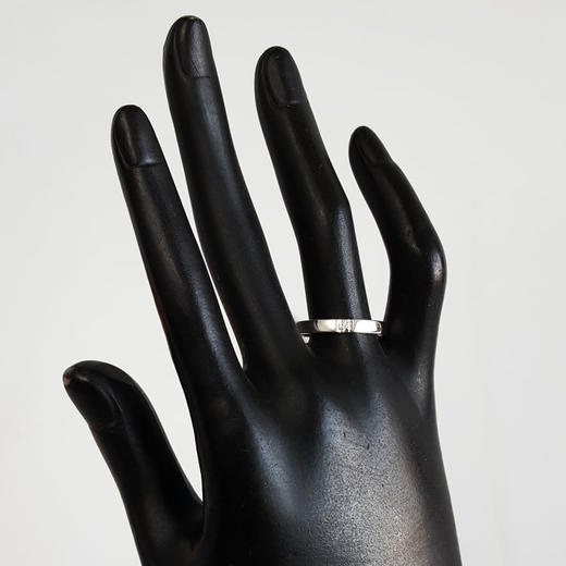 Zbird AU750白金简约时尚0.013克拉钻石戒指21号（戒圈可改）030226NJT44 商品图7