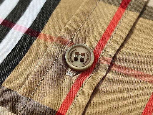 点此购买 巴宝莉春秋季男女款经典格子长袖衬衫 lhy 340784 商品图4