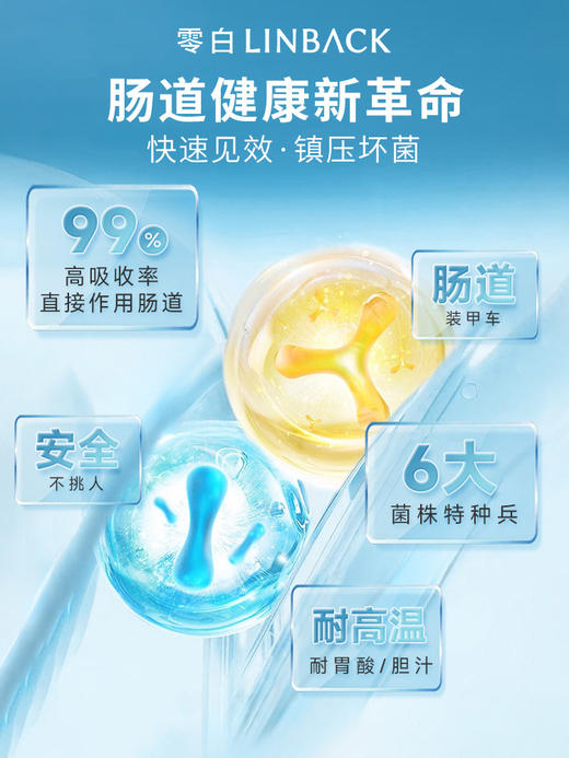 零白后生元益生菌PuraGUT  成人中老年 噗噗顺畅 呵护肠胃 商品图6