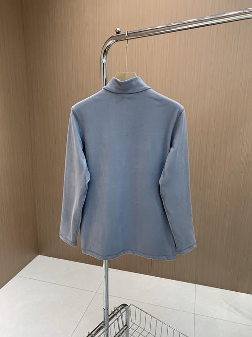 点此购买 比音勒芬春秋季男士半拉立领抓绒T恤 ss 340805 商品图5