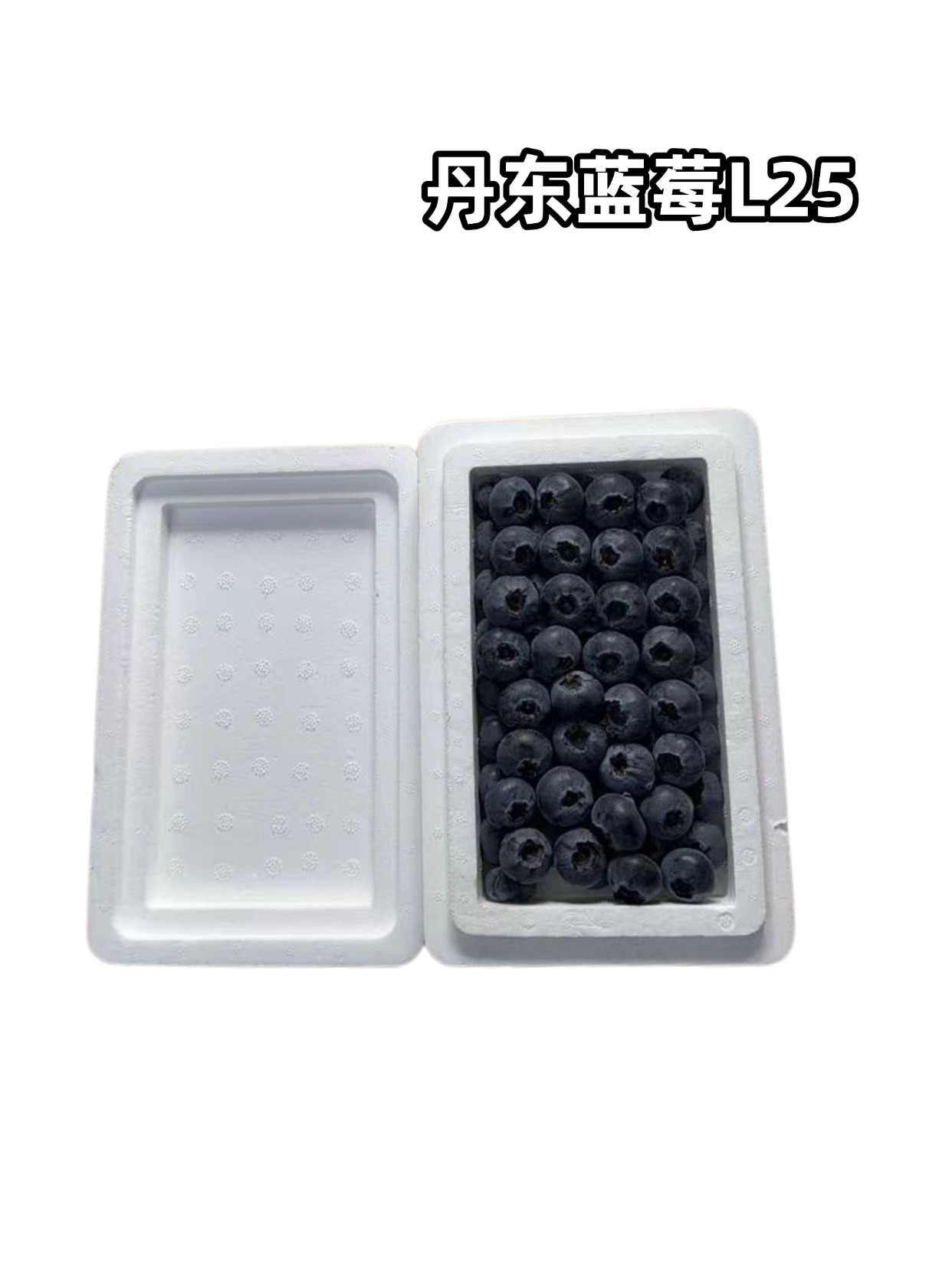 丹东蓝莓🫐L25   18+   整箱毛重7-8两上下