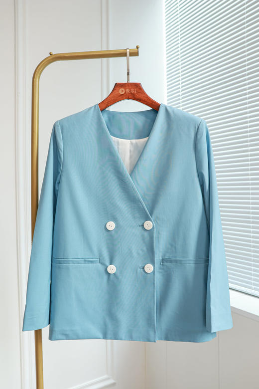暮川|轻简通勤V领羊毛西装 商品图3
