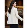 「珍珠扣醋酸通勤西装」温柔高级 微宽松H型轮廓 利落不挑身 优雅减龄 米思阳2026春季时尚气质职业修身显瘦立体剪裁精致西服外套2486 商品缩略图3