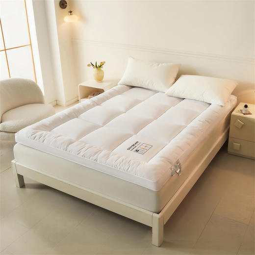 水漾家纺-宿舍单人床A类水洗棉立体软床垫床褥 商品图0