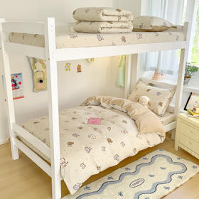 水漾家纺-宿舍全棉印花学生三件套