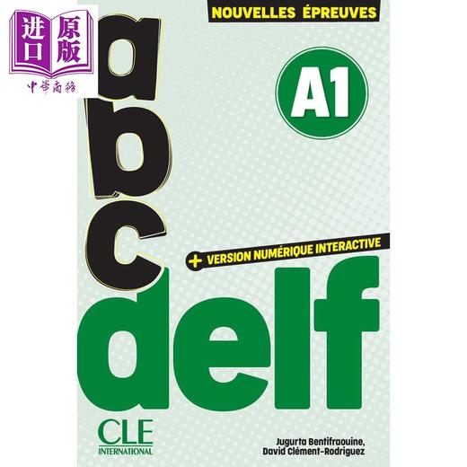 【中商原版】【法文版】法语备考用书 成人 Abc DELF A1 第三版 附线上模拟测试 新考试题型 法文原版 商品图0