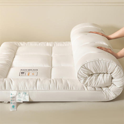 水漾家纺-宿舍单人床A类水洗棉立体软床垫床褥 商品图2