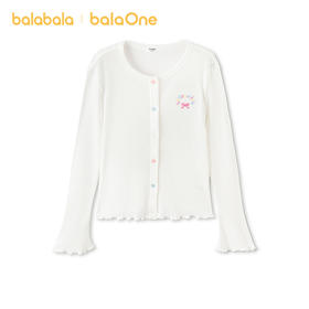 【balaOne】巴拉巴拉女童外套儿童大童薄上衣2026新款春夏装甜美