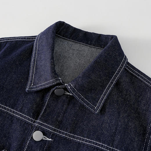 【防褪色牛仔 外套】棉花堂牛仔外套  活性染色   耐磨耐穿  有型时尚 FD61066 商品图7