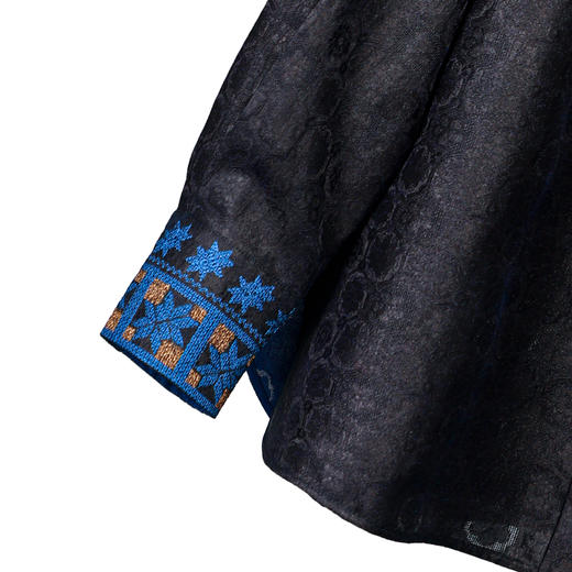 ³【南宋香云纱气质轻奢衬衫休闲上衣】可双面穿 100桑蚕丝 619016 XN03-SD-NSSF 商品图1