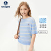 【纳维凯尔】【120-165】Navigare意大利小帆船童装女童夏季短袖针织衫 商品缩略图0