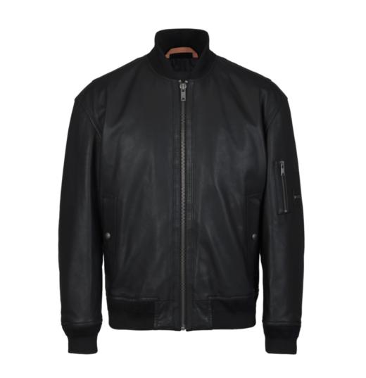 【超惠秒】BOSS 男士羊羔皮皮衣夹克外套12295 商品图1