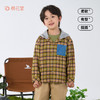 【格纹连帽衬衫】棉花堂 梭织格子连帽衬衫  A类  柔软有型  FD61073 商品缩略图1