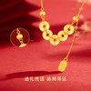 金六福吉祥S925银碎冰冰钱币招财项链★ 商品缩略图1