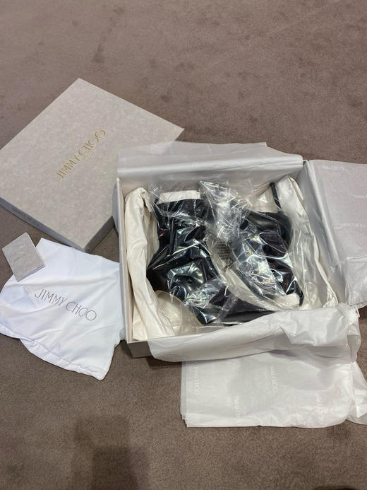 国内现货Jimmy Choo黑色靴子38.5码1300元 商品图0