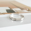 Zbird AU750白金简约时尚0.013克拉钻石戒指21号（戒圈可改）030226NJT44 商品缩略图3