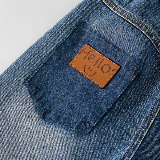 【软牛仔裤】棉花堂牛仔长裤  软牛仔  柔软舒适   挺阔有型  百搭 时尚  FD61115 商品图8