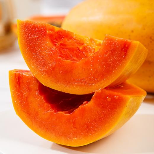 【海南三亚】水果木瓜 现摘现发，细腻香甜，入口即化 直接吃/拌酸奶/炖甜品/打奶昔等吃法多样 商品图7