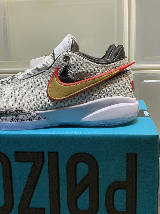 春季特惠💰430 Nk LeBron 20 "Violet Frost" 詹姆斯20 减震防滑耐磨 低帮 实战篮球鞋 男女同款 商品图6