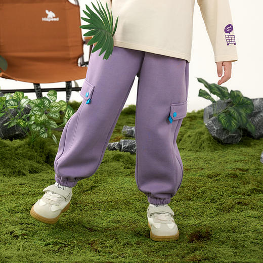 【跑跑针织长裤】棉花堂针织长裤  10A抗菌  耐磨耐穿  FD61080 商品图4