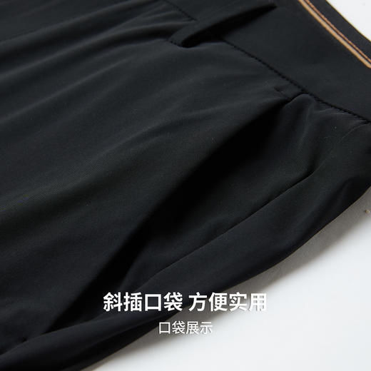 【防紫外线&易去污&4级防水】圣得西商务男裤2026新款直筒休闲裤 商品图8