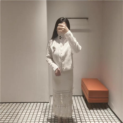 【满满春日氛围！柜3900+】2026甜美温柔风镂空钩花毛衣针织开衫外套女款！ 商品图3