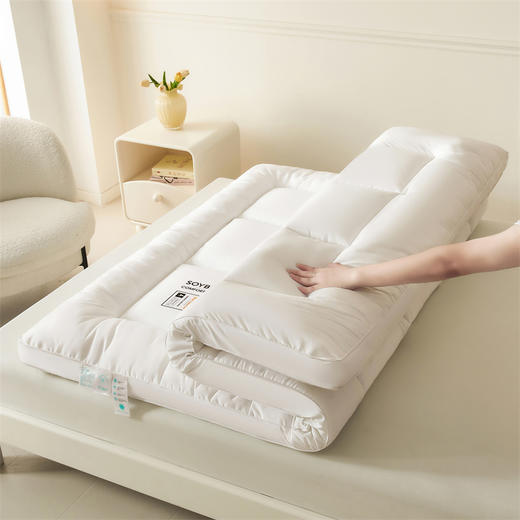 水漾家纺-宿舍单人床A类水洗棉立体软床垫床褥 商品图4