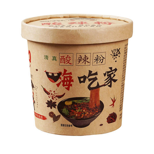 嗨吃酸辣 一口入魂 酸辣爽口 美味鲜香！桶装重庆正宗泡面方便面整箱速食红薯粉丝宽粉米粉读书学生应季 商品图3