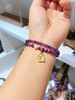 天然紫水晶珍珠双层设计手链 | 能量数字“万能”吊坠牌 商品缩略图12