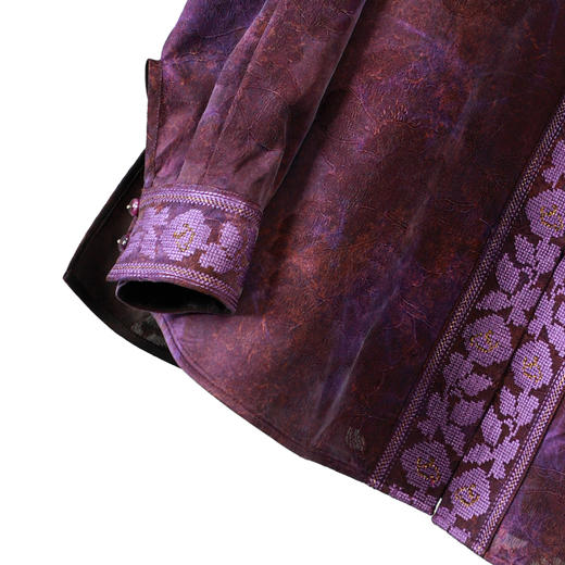 ³【南宋香云纱刺绣上衣】新中式立领百搭长袖上衣 61698 XN03-SD-NSSF 商品图3