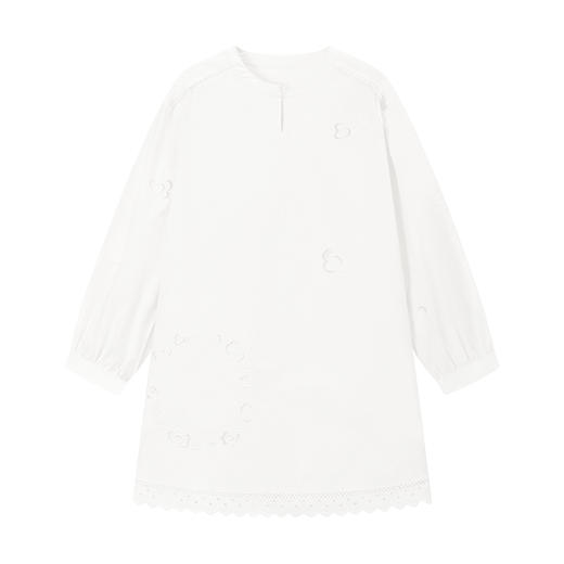 💕春季童装-A版镂空绣花全棉长袖连衣裙W294EL 商品图4